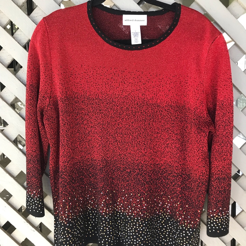 Red & Black Sweater